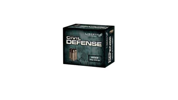 Liberty Ammunition Civil Defense .40 S&W 60 grain Hollow Point Brass 500 rounds