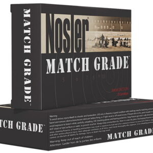 Nosler Match Grade .40 S&W 180 Grain Jacketed Hollow Point Brass Cased 500 rounds