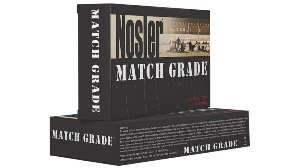 Nosler Match Grade .40 S&W 180 Grain Jacketed Hollow Point Brass Cased 500 rounds