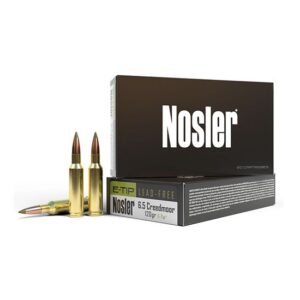 Nosler 6.5mm Creedmoor 120 Grain E-Tip Brass Cased 500 rounds