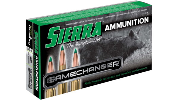 Sierra GameChanger 300 AAC Blackout 125 grain Sierra Tipped GameKing Brass  500 rounds