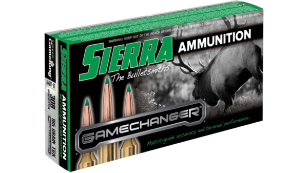 Sierra GameChanger .308 Winchester 165 grain Sierra Tipped GameKing Brass 500 round