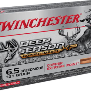 Winchester DEER SEASON XP-COPPER IMPACT 6.5 Creedmoor 125 grain Copper Extreme Point Polymer Tip  500 rounds