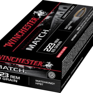 Winchester MATCH .223 Remington 69 grain Boat Tail Hollow Point 500 rounds