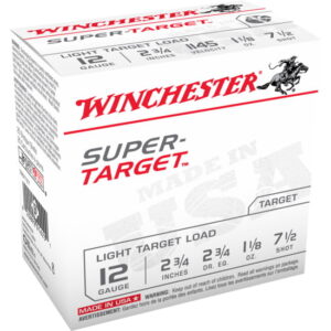 Winchester USA SHOTSHELL 12 Gauge 1 1/8 oz 2.75″ 1145 ft/s 500 rounds