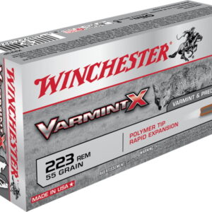 Winchester VARMINT X RIFLE .223 Remington 55 grain Rapid Expansion Polymer Tip 500 rounds